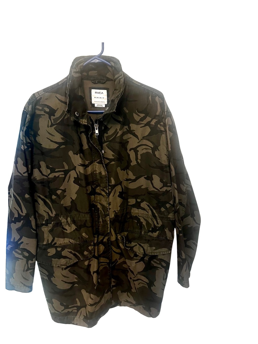 RVCA Women’s Camo Utility Jacket - Olive Green